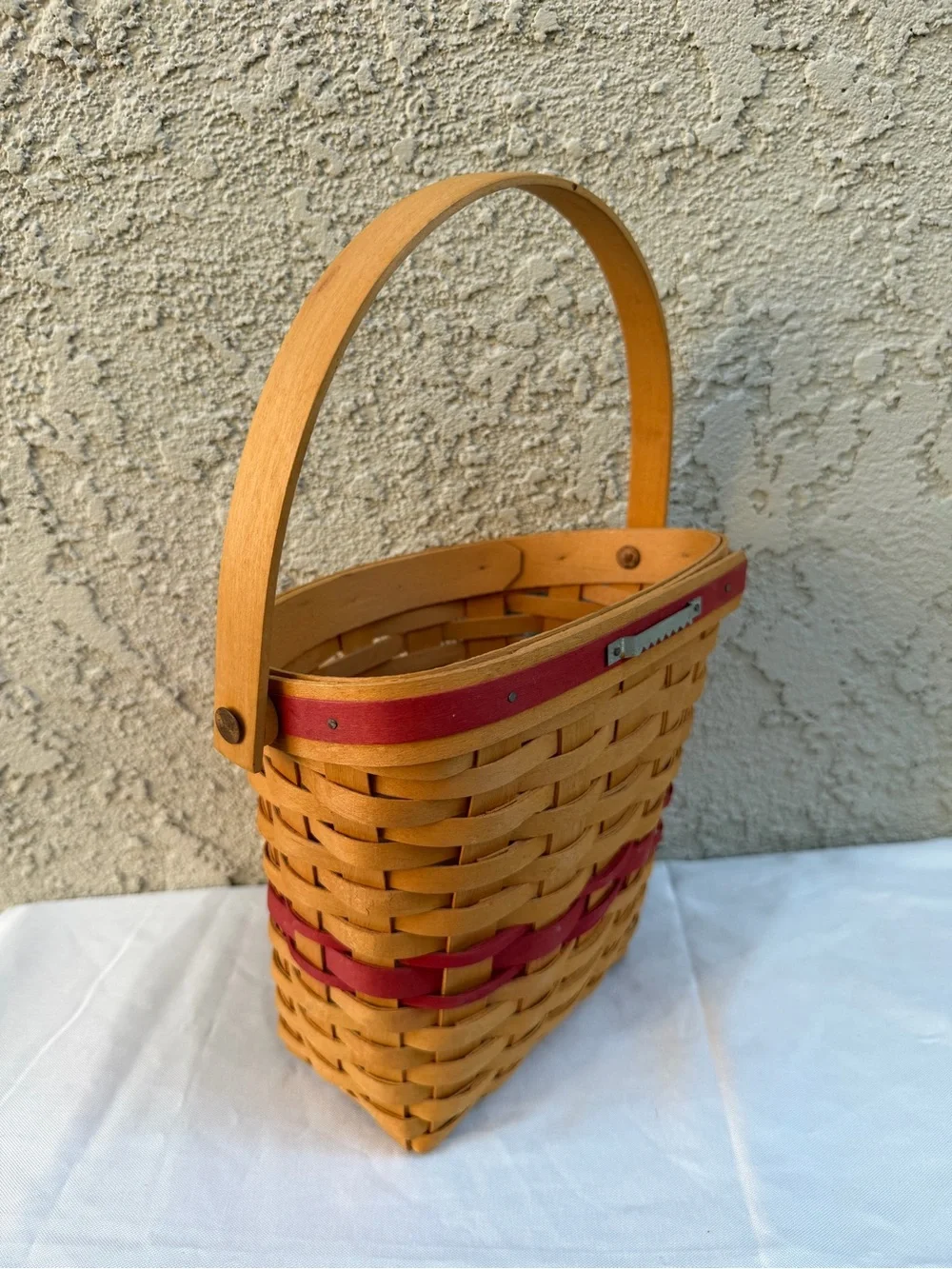 Longaberger Collectors Club Membership Basket 1996 Charter Member & Glad Tidings